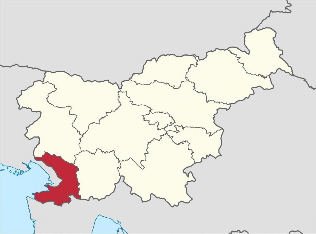 Mapa de karst Eslovenia