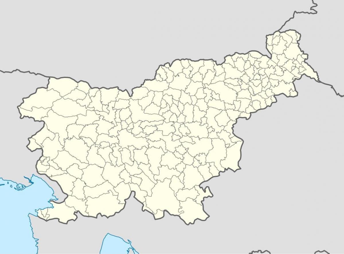 Eslovenia mapa de localización