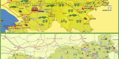 Eslovenia viaxes mapa